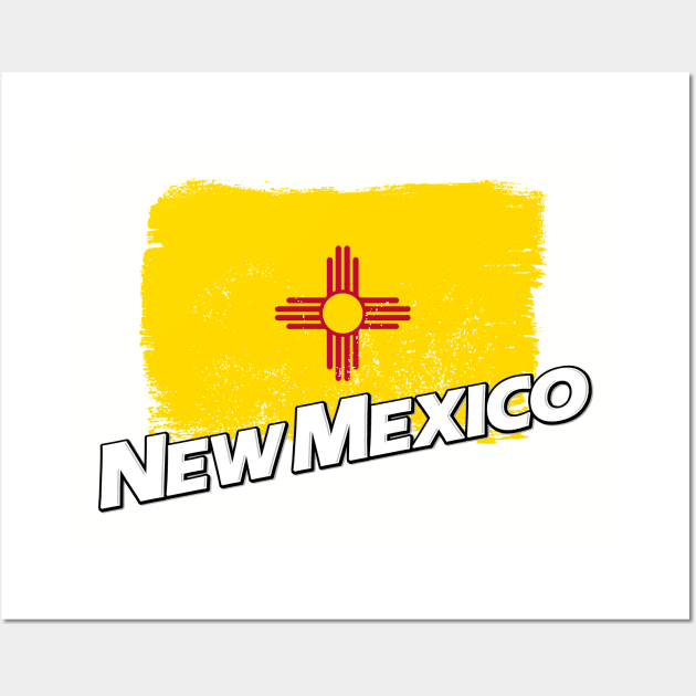 New Mexico flag Wall Art by PVVD